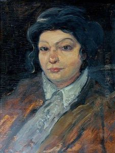 Portret Michaliny Krzyzanowskiej by Konrad Krzyzanowski