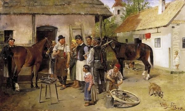 In The Yard Of The Blacksmith - view 1