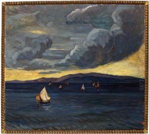Sailboat In A Storm