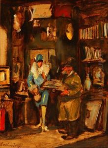 Muncheni Mukereskedes by Sandor Alexander Kubinyi Von Demenfalva