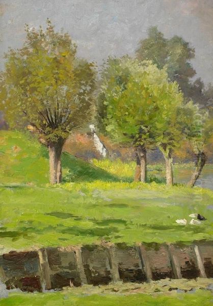 Sommerlandschaft Mit Enten - view 1