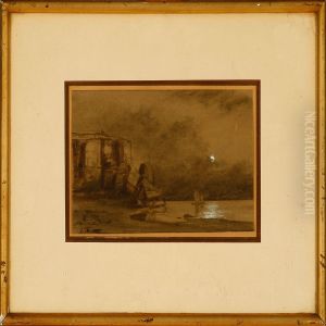 Marine In Moonlight by Albert Kuchler