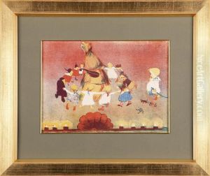 Taniec Chochola Z Wesela S. Wyspianskiego by Stanislaw Kuczborski