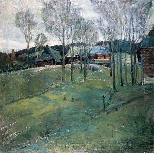 Wioska Podhalanska, 1906 R. by Stanislaw Kuczborski