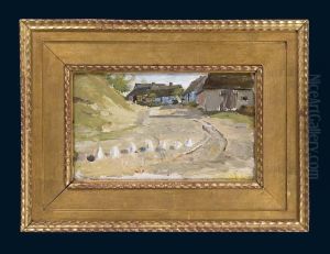 Ostsee-dorflandschaft by Gotthardt Kuehl