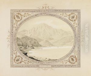 Ansicht Vom Herzogstand Mit Blick Uber Den Kochelsee by Max Kuhn