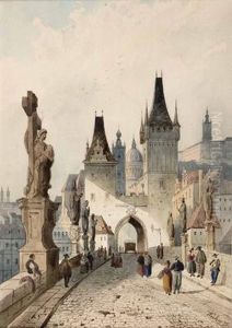 Karlsbrucke In Prag