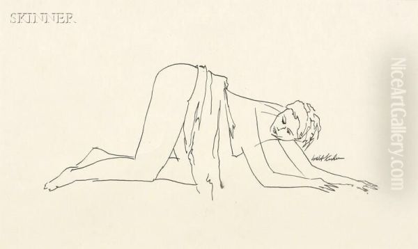Crouching Nude - view 1