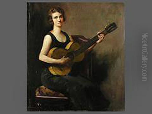 Die Gitarrenspielerin - view 1