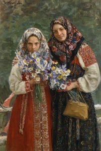 Feldblumen by Ivan Semionovich Kulikov