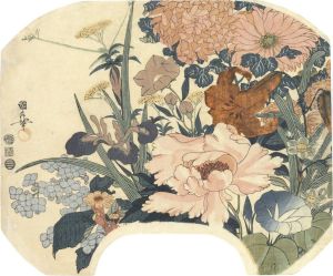 Summer Flowers by Utagawa Kunimaru