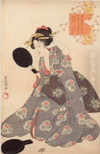 Japanerin by Utagawa Kunimasa