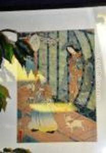 Illustration From Tales Of Genji