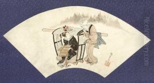 Beauties by Gototei Kunisada