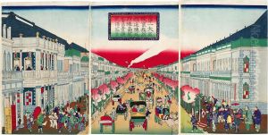 Daiichi Daiku Ju Kyobashi Shinbashi Made .. Sekizo Shoka Ban Sho Kisen Yabuzawa Shigeru Kei by Kuniteru