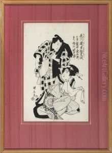 Man And Wife by Ipposai Yasugoro Kuniyasu