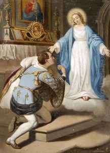 Szuz Maria Megjelenik Egy Nemes Ferfinak by Paul Franz Kunl