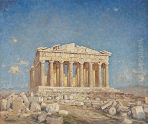 Akropolis In Athen by Albert Kunze