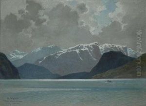 Blick In Den Romsdals Naes Fjord by Albert Kunze