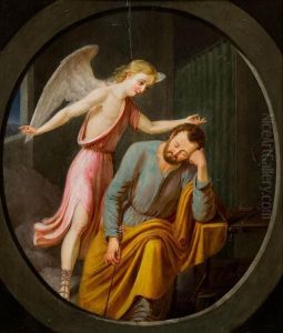 Der Traum Des Hl. Joseph by Leopold Kupelwieser