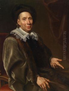 Portrait Of Johann Michael Von Gotter by Johann Kupetzki