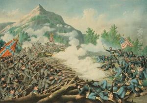 Civil War Battle Scenes by Kurz & Allison