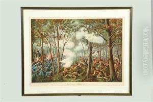 Battle Of Tippecanoe by Kurz & Allison