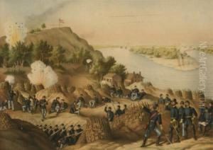 Battle Of Antietam by Kurz & Allison