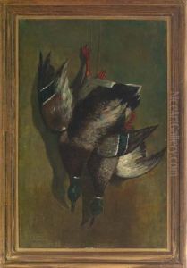 Nature Morte: Two Ducks by Louis Kurz