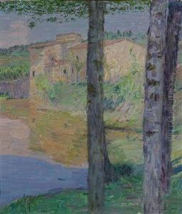Sudliche Landschaft by Max Kurzweil