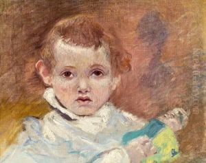 Leo Mit Puppe by Max Kurzweil