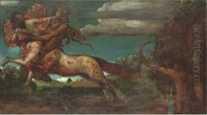 The Rape Of Hippodamia by Max Kuschel