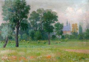 Pejzaz Z Krakowem W Tle, 1921 R.