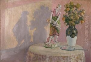 Martwa Natura Z Figura Zniwiarki