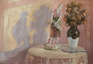 Martwa Natura Z Porcelanowa Figurka by Christo Kutew