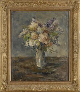 Blumenstilleben. by August Kutterer