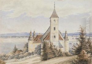 Blick Auf St. Martin Inder Steiermark by Josef Kuwasseg