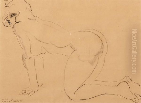 Kneeling Nude - view 1