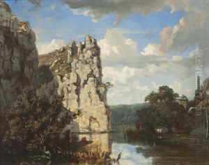 Felshang In Den Ardennen by Martinus Antonius Kuytenbrouwer