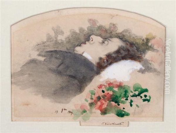 Frederic Chopin On His Deathbead - view 1