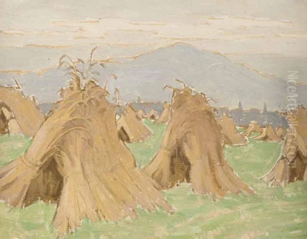 Corn Stooks - view 1