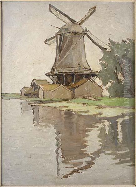 Windmill At Edam, Holland - view 1
