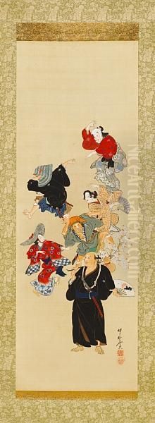 Chikamatsu Monzaemon In
The Foreground - view 1