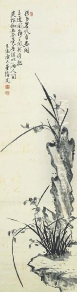 Orchids And Rock - view 1