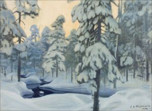 "kevattalven Nakyma". by Juho Kyyhkynen
