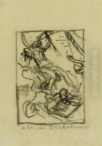 Sketch Of An Illustration For "guillaume Tell: Poeme Dramatique En 5 Actes"