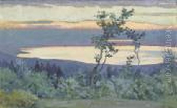 Morgenrote Am Neuenburgersee - view 1