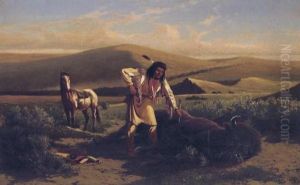 Buffalo Hunt by William de la Montagne Cary