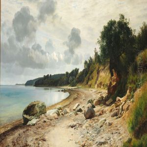 Sommerdag Ved Stranden by Janus Andreas Bartholin La Cour