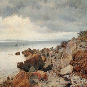 At The Seaside by Janus Andreas Bartholin La Cour